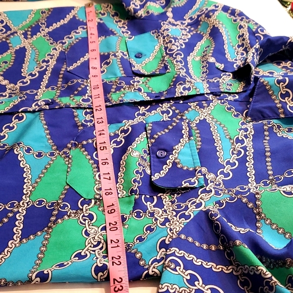 NOTATIONS Shirt long sleeve Size L with bootons at the front Very good condition - Picture 8 of 17